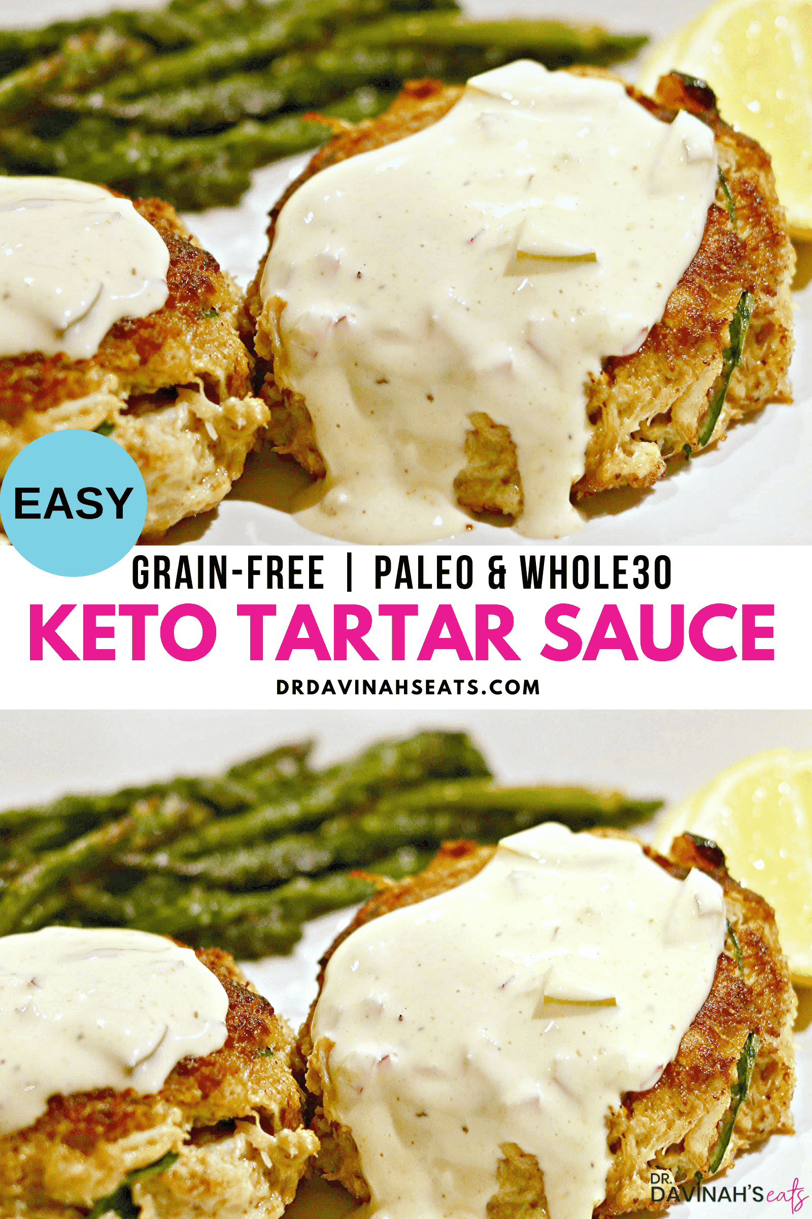 Quick Homemade Keto Tartar Sauce Recipe | Dr. Davinah's Eats