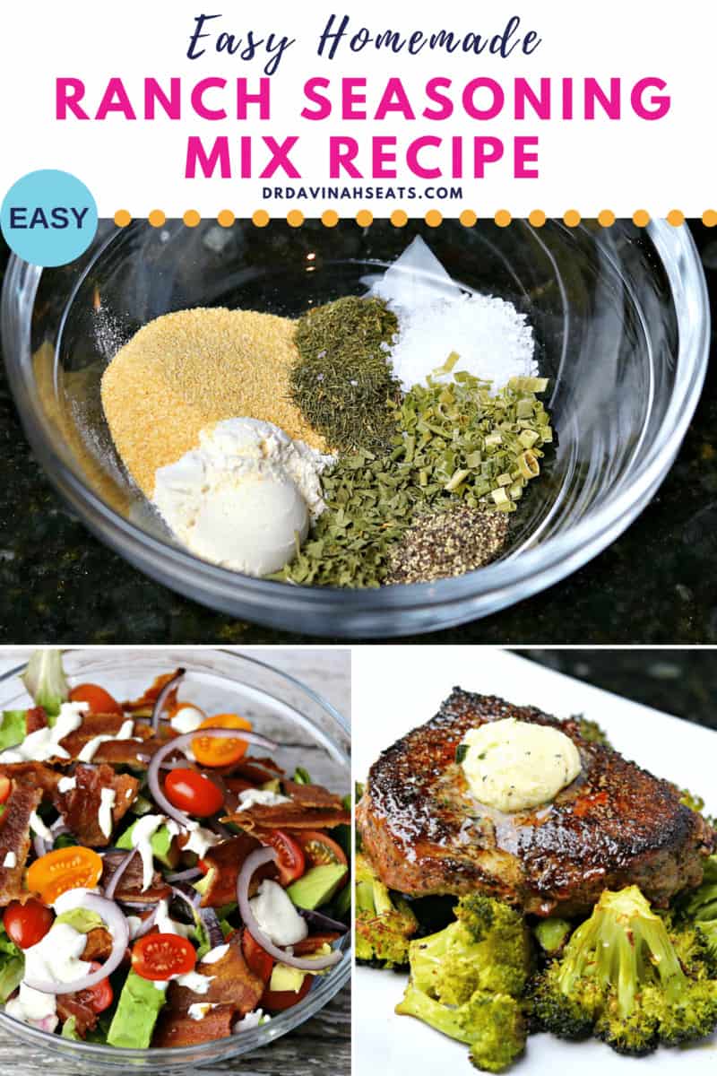 Homemade Ranch Seasoning Mix Recipe Dr. Davinah's Eats