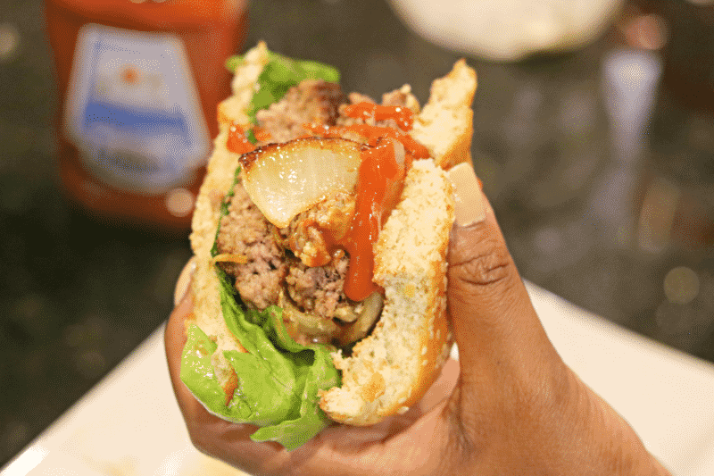 A burger with Smart Baking Sesame