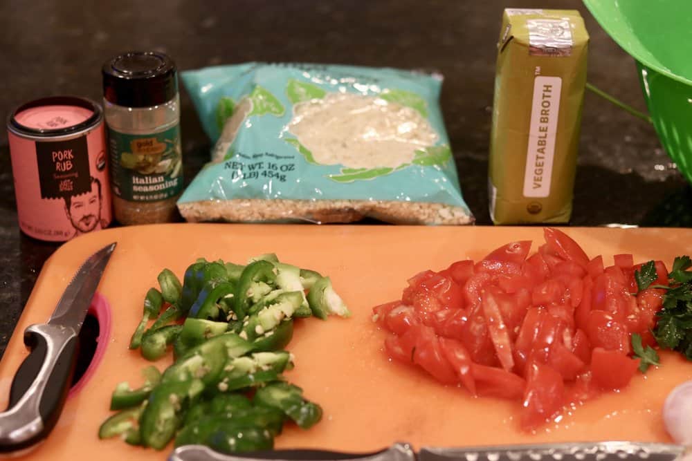 Ingredients for Keto Jambalaya