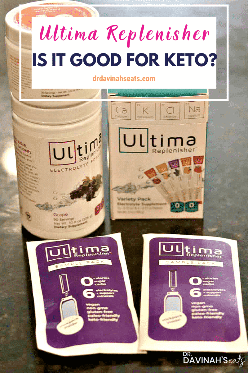 A Pinterest image for Ultima Electrolyte Powder