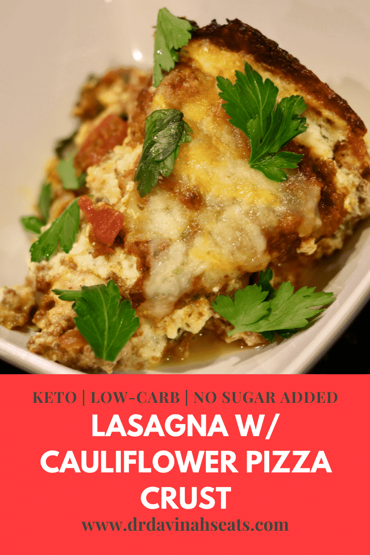Keto, Low Carb, Glutenfree Lasagna Dr. Davinah's Eats