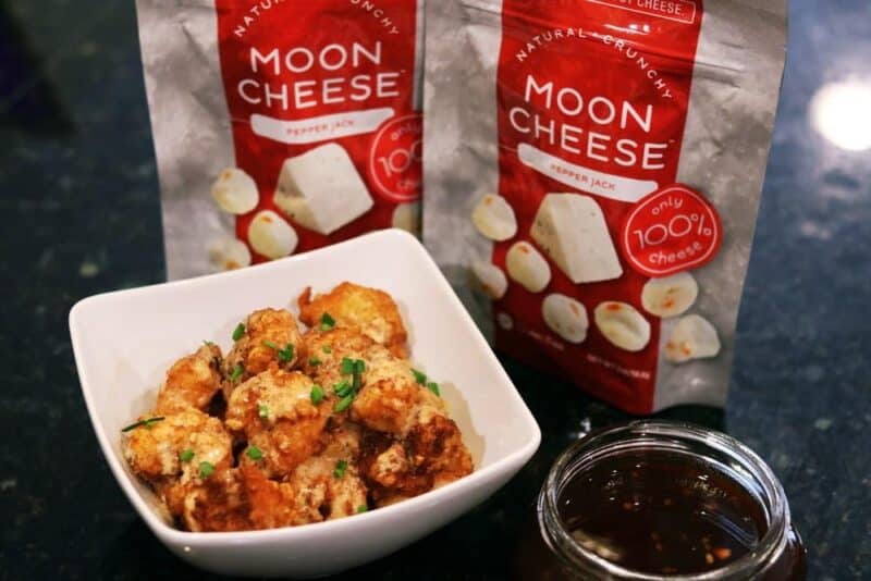 Keto Bang Bang Shrimp and Moon Cheese