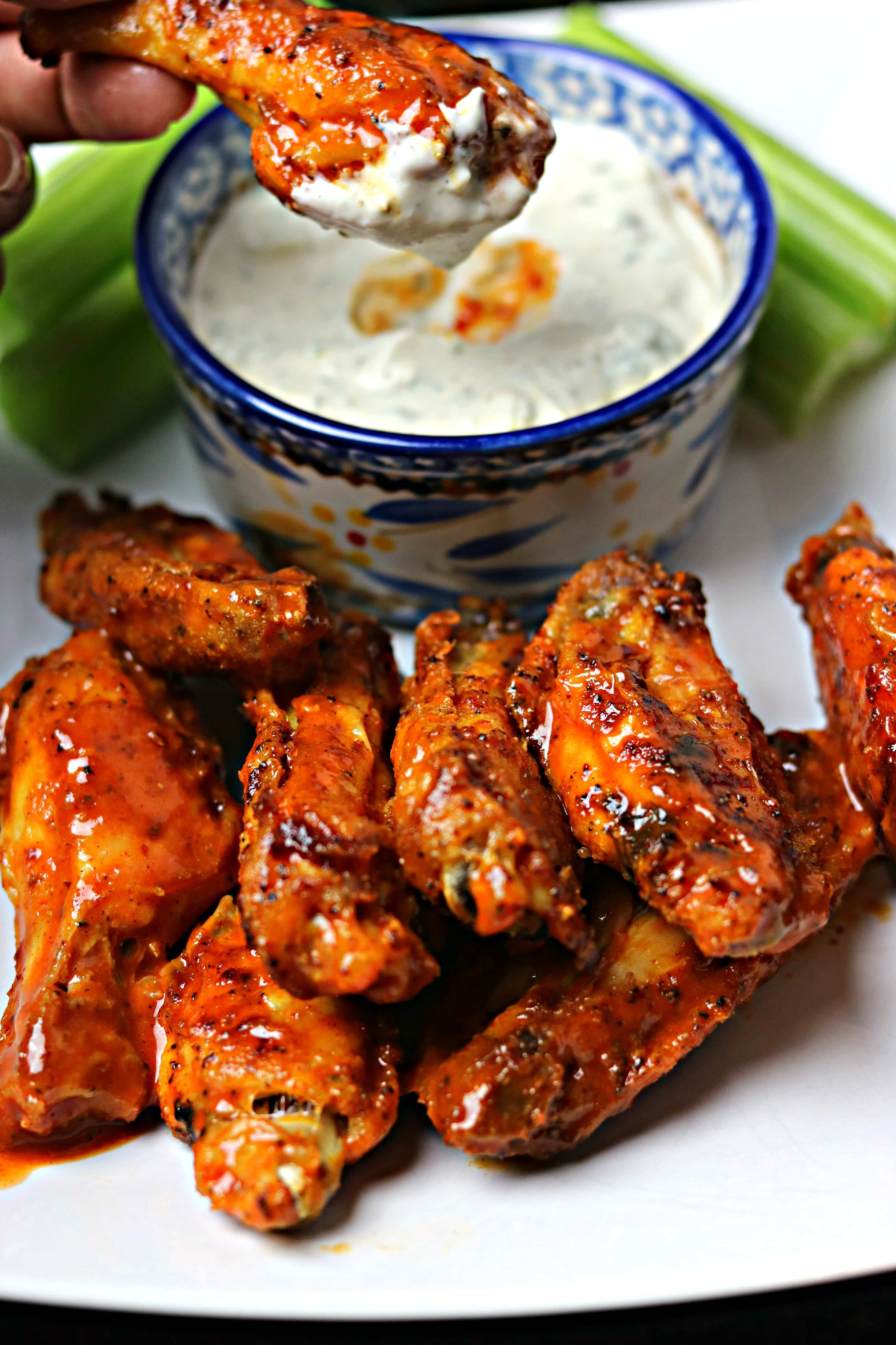 Air Fryer Keto Buffalo Chicken Wings Recipe Dr. Davinah's Eats