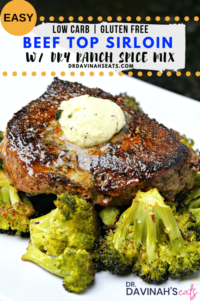 Easy Beef Top Sirloin recipe with ranch dressing mix