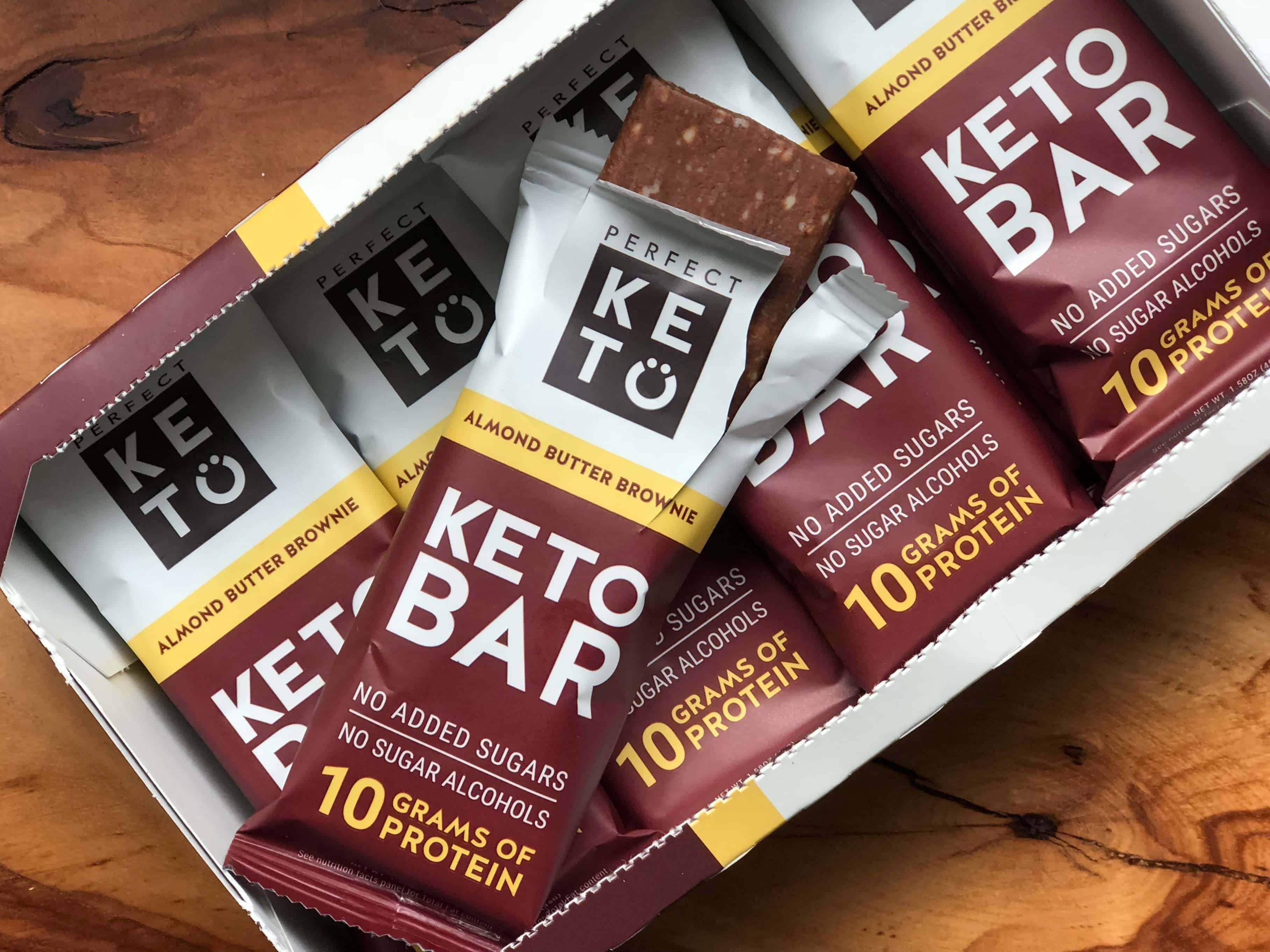 Perfect Keto Almond Butter Brown Bars
