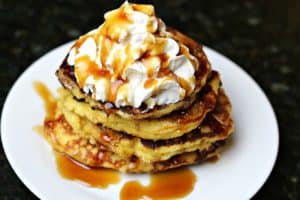 Keto Pancakes on a plate