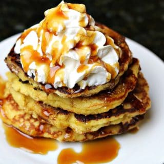Keto Pancakes on a plate