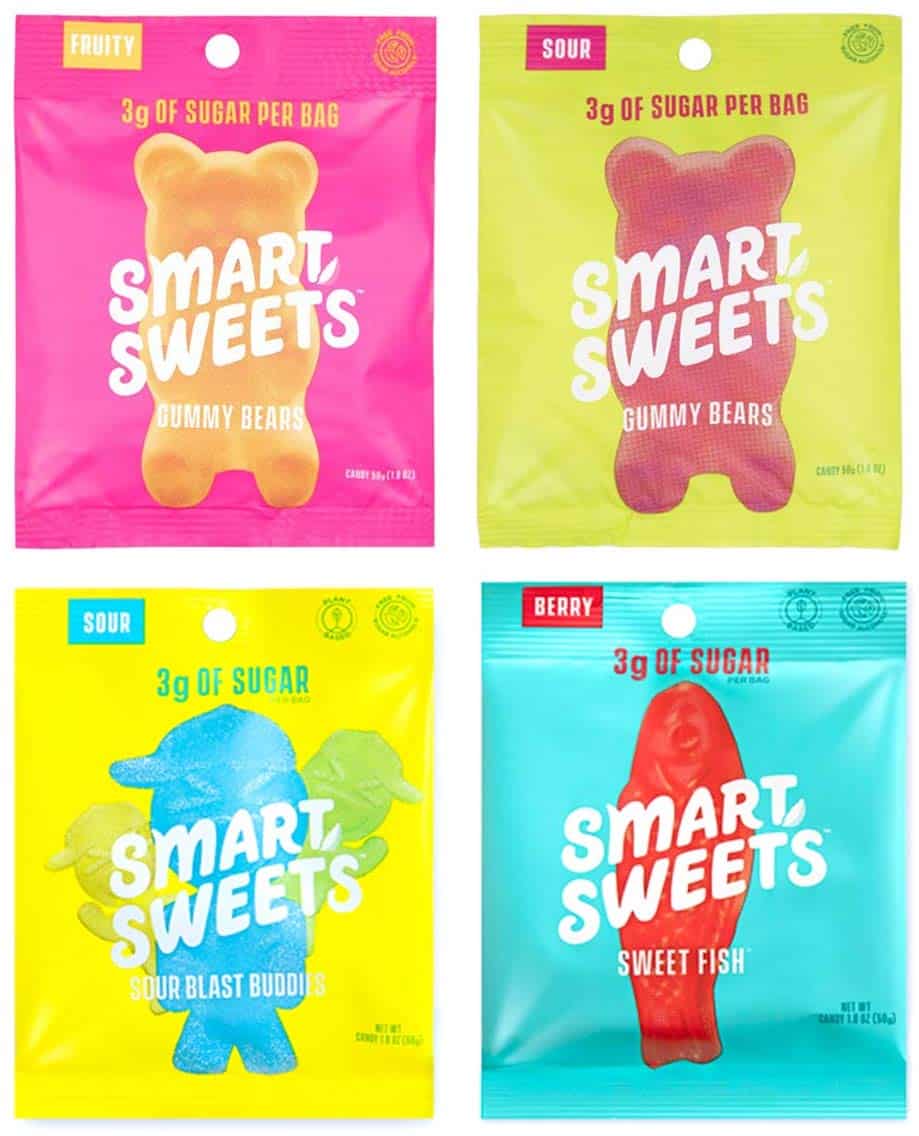 A photo of an assorted collection of Smart Sweets