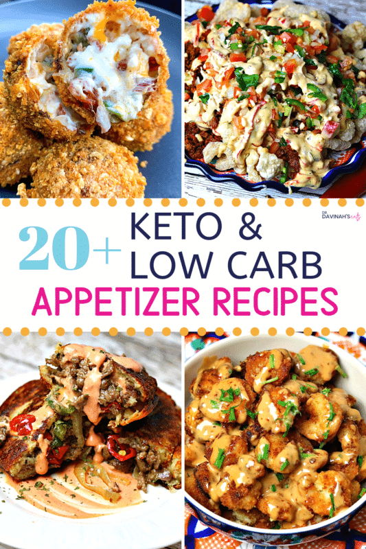 Pinterest image for Keto Appetizer and Tailgate recipes for a crowd