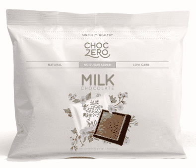 Choc Zero Milk Chocolate Squares