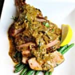 Cast Iron Skillet Pork Chops Recipe on a plate