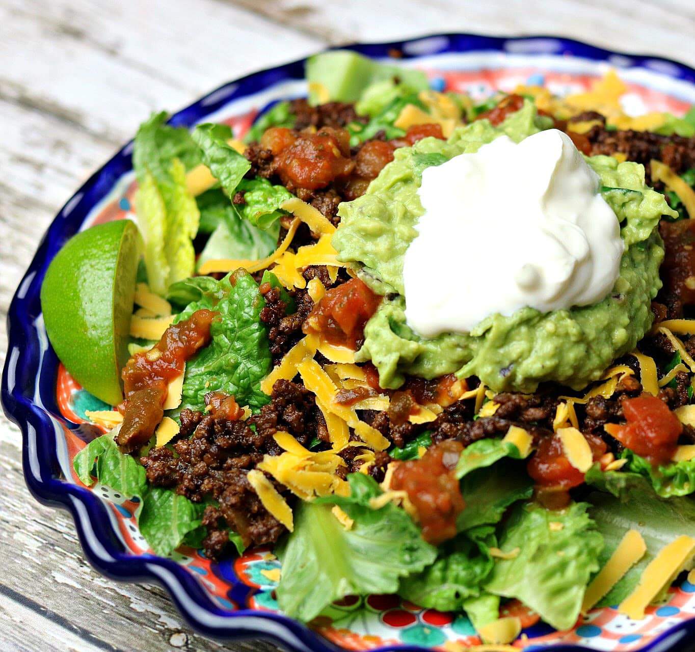 Keto Taco Salad Supreme Recipe Dr Davinahs Eats 5267