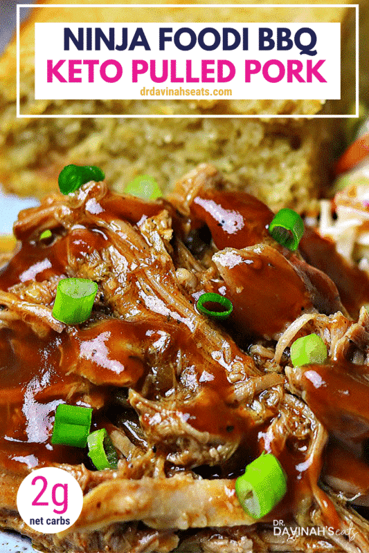 Keto Ninja Foodi Pressure Cooker Pulled Pork