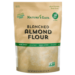 a close-up of Nature\'s Eats blanched almond flour