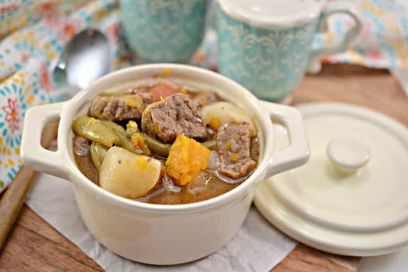 Keto Beef Stew in a bowl