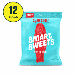 A close up of Smart Sweets brand Sweet Fish
