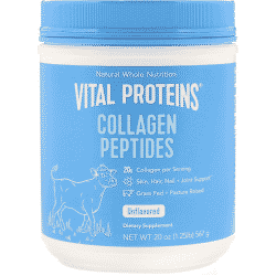 A close up of unflavored Vital Proteins collagen peptides