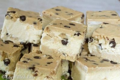 Low Carb Chocolate Chip Cookie Dough Ice Cream Sandwiches