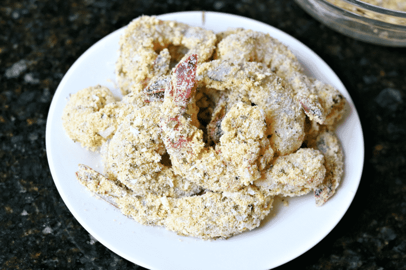 Shrimp with Keto Breading