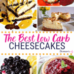 Pinterest image for Keto cheesecake recipes