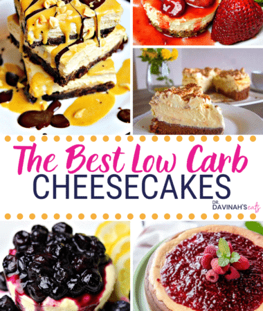 Pinterest image for Keto cheesecake recipes