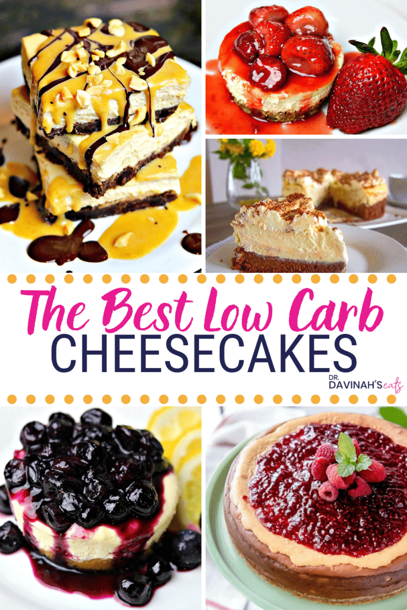 Pinterest image for Keto cheesecake recipes