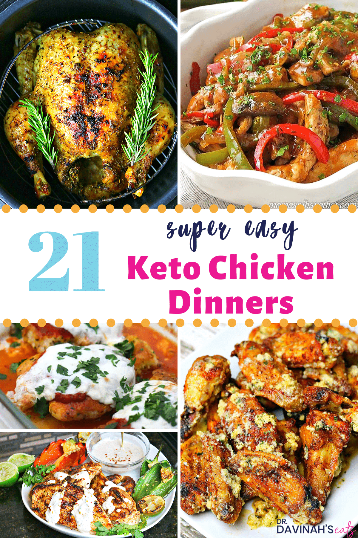 27 Keto Chicken Meals & Dinners Recipes - Dr. Davinah's Eats