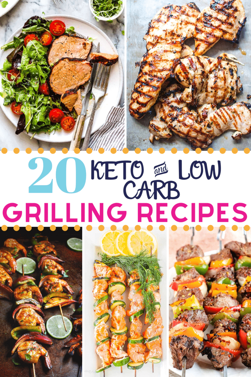 Pinterest image for Keto Grilling Recipes