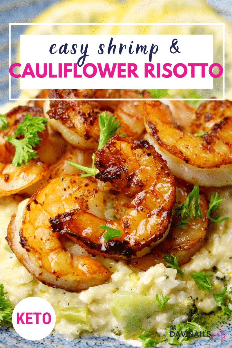 Seared Scallops and Cauliflower Rice Risotto Dr. Davinah's Eats