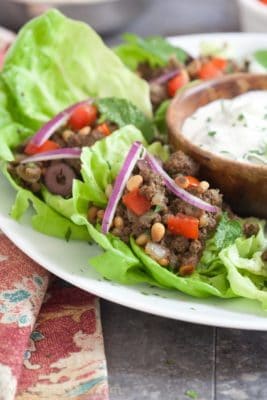 Mediterranean Lettuce Wraps