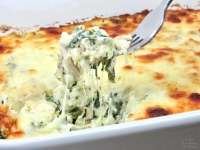 Chicken Spinach Artichoke Casserole