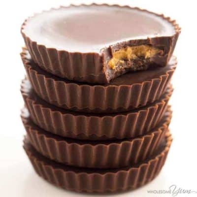 A stack of Sugar-free Peanut Butter Cups