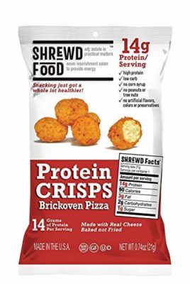 Keto Snack Idea - Brickoven Pizza Protein Crisps