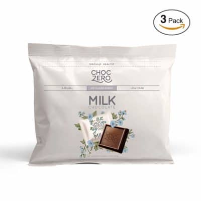 ChocZero Milk Chocolate Squares - keto-friendly chocolate candy