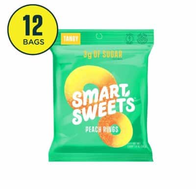 SmartSweets Peach Rings - copycat keto peach candy