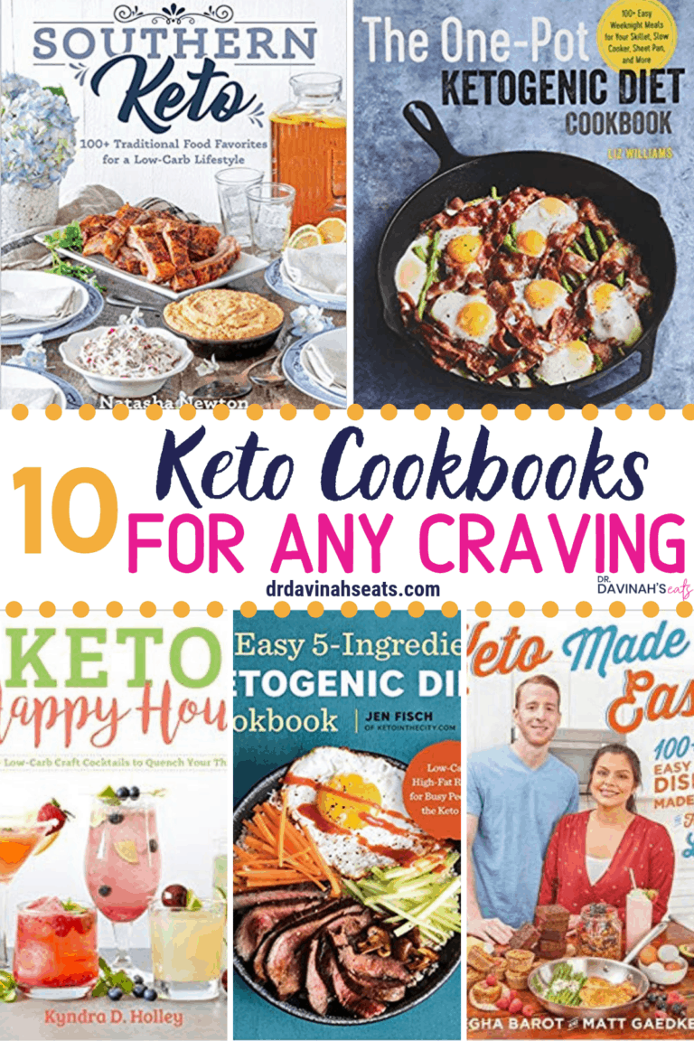 10 of the Best Keto Cookbooks to Cure Any Craving - Dr. Davinah's Eats