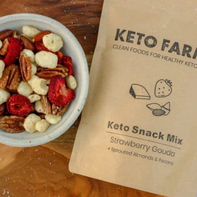 Keto Snack Mix Strawberry Gouda