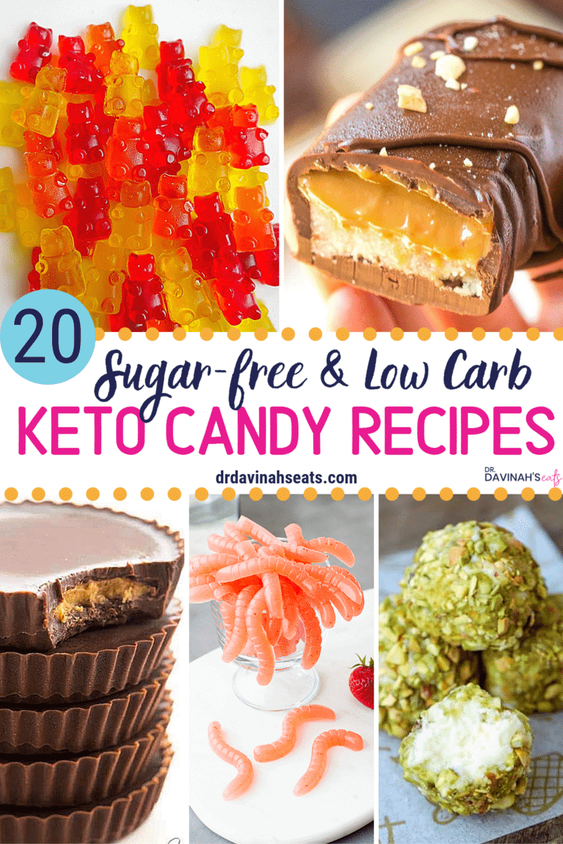 Pinterest image for Keto Candy Recipes