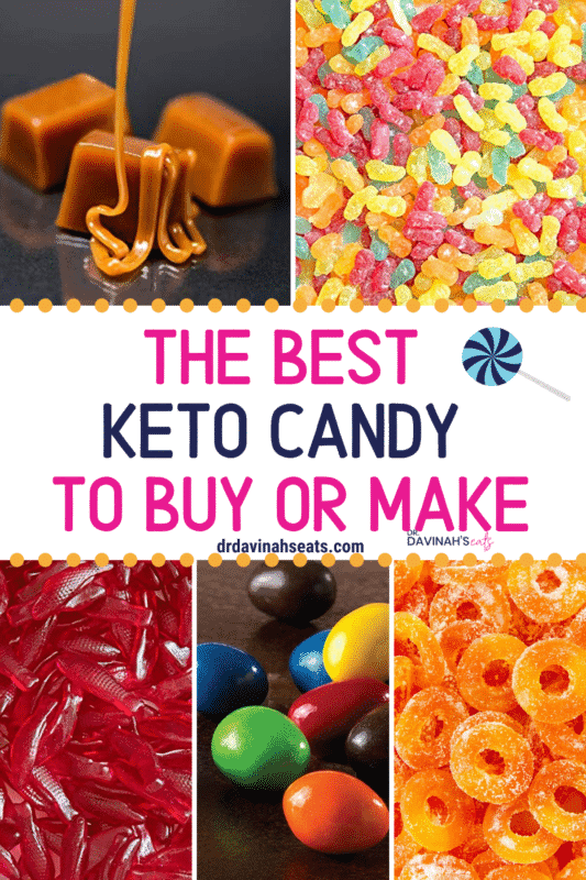 The Best Keto Candy Pinterest image