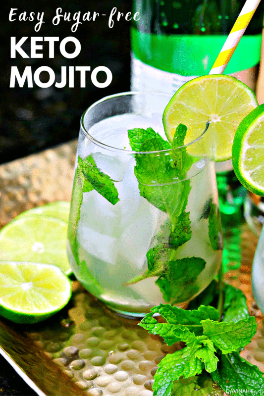 Pinterest image for Vodka Mojito