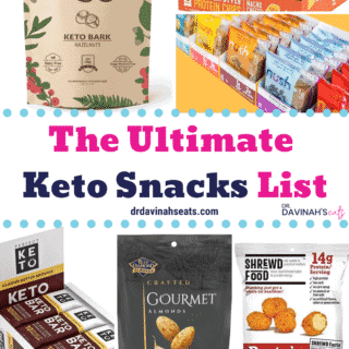 An image for a list of the Ultimate Keto Snacks