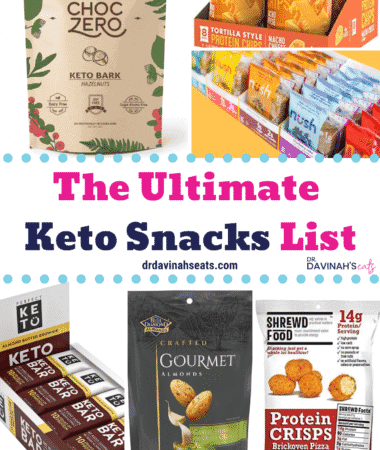 An image for a list of the Ultimate Keto Snacks
