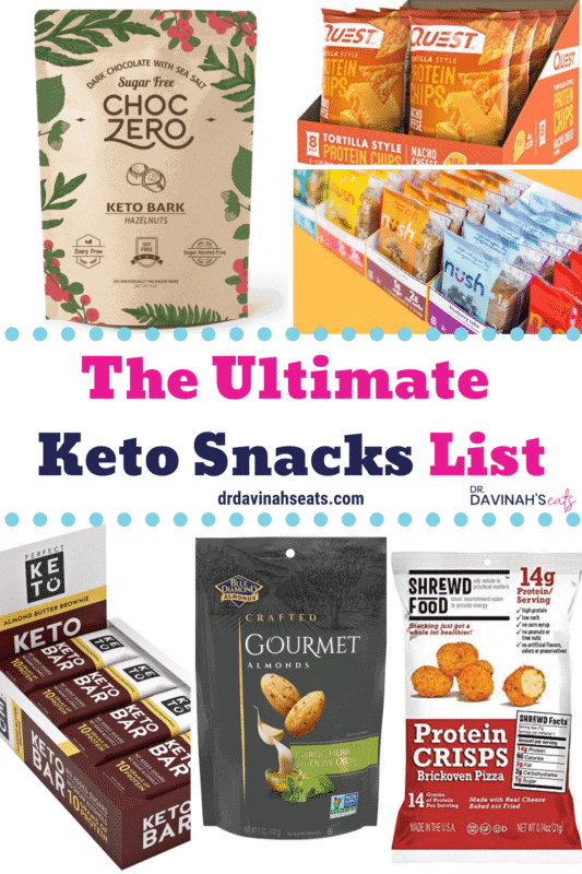 An image for a list of the Ultimate Keto Snacks