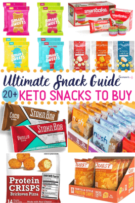 Keto Snacks to Buy Pinterest image