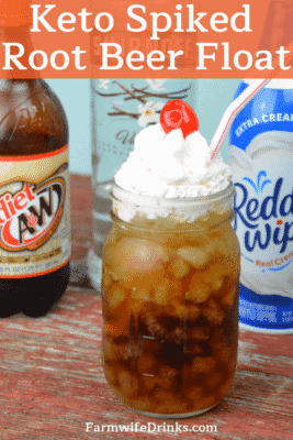 Keto Spiked Root Beer Drink