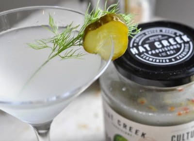 Spicy Pickle Martini