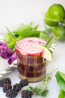 Blackberry & Sage cocktail