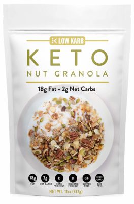 Keto Nut Granola Breakfast