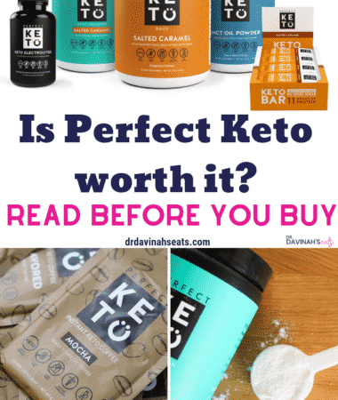 Pinterest image for this Perfect Keto Review